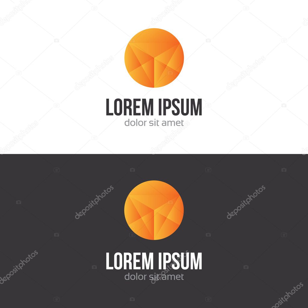 Business abstract logo design template