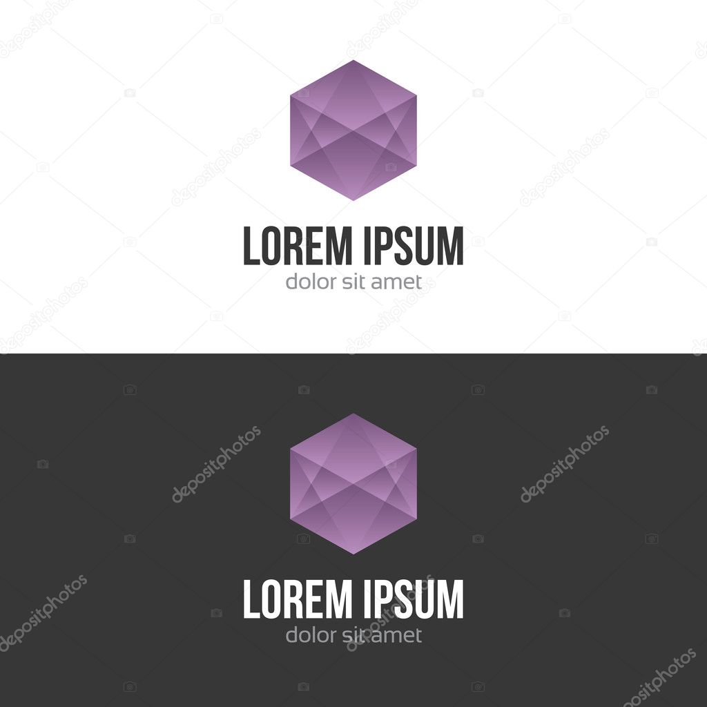 Business abstract logo design template