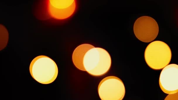 Luzes de Natal fundo bokeh. Feriados — Vídeo de Stock