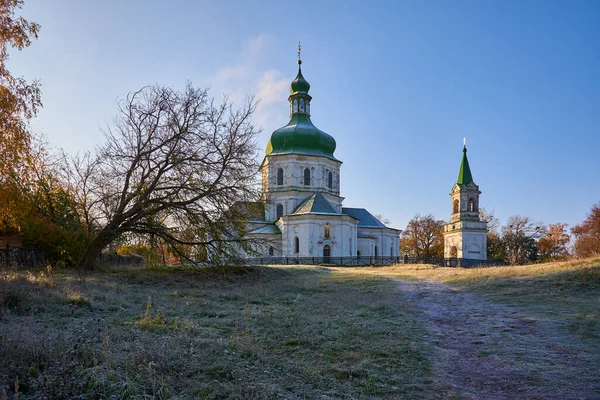 Ancient Ukrainian Voskresenska Church Sedniv Ukraine — стоковое фото