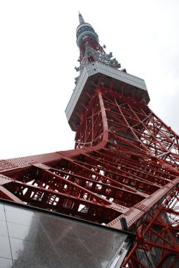 Japonya tokyo Kulesi'ne bakarak.