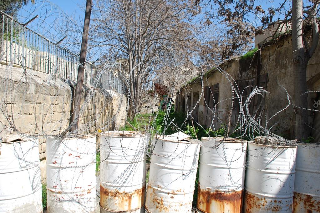 Looking Into The Green Line In Nicosia Cyprus.