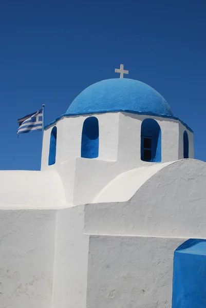 Iglesia ortodoxa en una isla griega — Foto de Stock