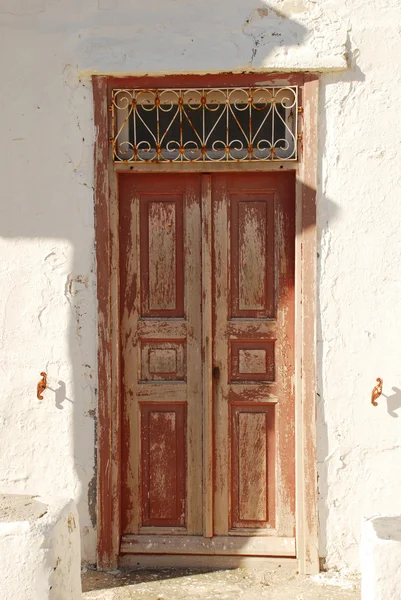 Porta da ilha grega — Fotografia de Stock