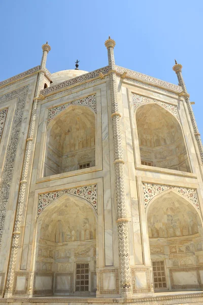 Característica Esquina Del Taj Mahal Agra India —  Fotos de Stock