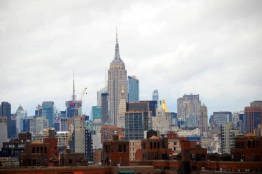 New Your City 'de Manhattan silueti.