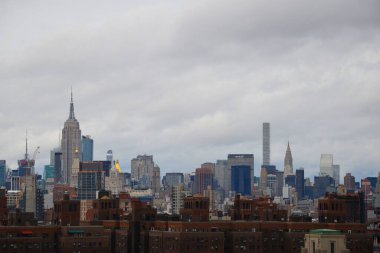 New Your City 'de Manhattan silueti.