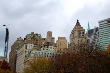 New Your City 'de Manhattan silueti.