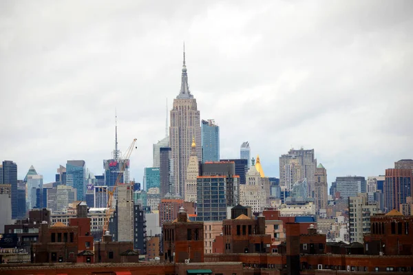 Manhattan Skyline Nova Sua Cidade — Fotografia de Stock