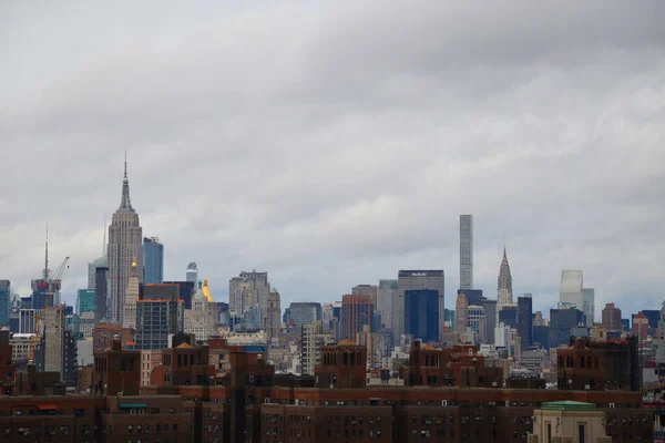 Manhattan Skyline Nova Sua Cidade — Fotografia de Stock