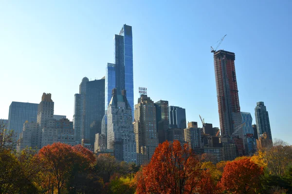 New Your City 'de Manhattan silueti.