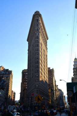 Flatiron Binası (Fuller Binası) New York şehir merkezinde.