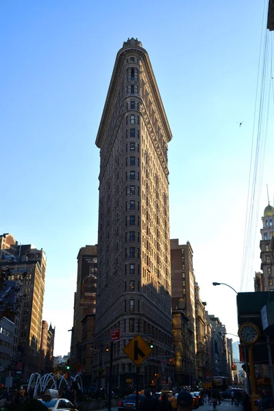 Flatiron Building Fuller Building Centrum Nowego Jorku — Zdjęcie stockowe