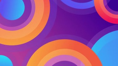 Döngülenmiş stil geometrik arkaplan hareketi grafikleri