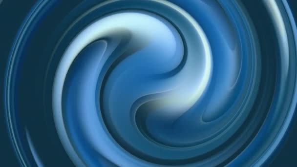 青いグラデーションの液体の波背景 — ストック動画