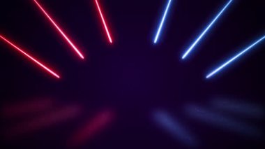 parlayan soyut neon arkaplan çizgileri