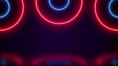 parlayan soyut neon arkaplan çizgileri