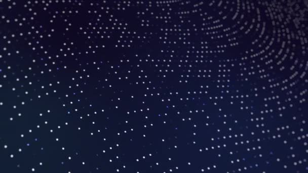 Абстрактный Темно Синий Фон Графикой Движения Плексов Медицины Бизнеса Техники — стоковое видео