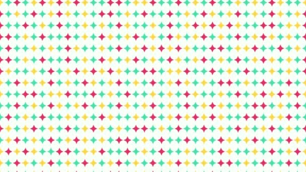 Abstract Color Pattern Background Simple Background Dots Motion — Stock Video