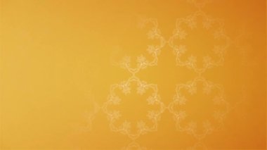 Turuncu Mandala Süslemesi. Soyut arkaplan ya da desen
