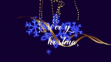 Mutlu Noel animasyon arka plan hareket video primi.