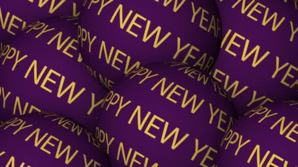 Bonne Année Fond Nouvel 2022 Célébration Sur Différents Milieux Apparaissent — Video