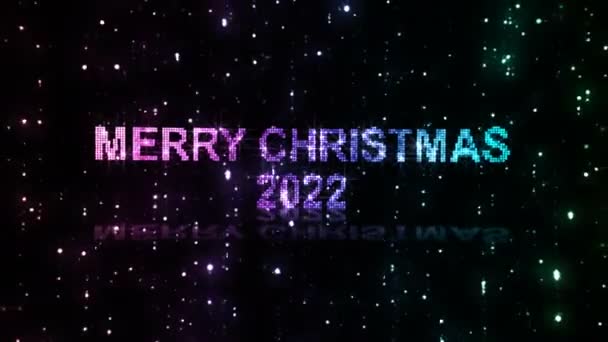 Semplice animazione logo del 2022 Capodanno della Tigre. Logo animato di Capodanno. 2022. Felice anno nuovo. — Video Stock