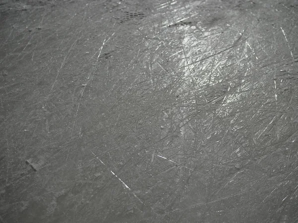 Buz Pistine Buz Yüzeyi Kaymak Işaretleri — Stok fotoğraf