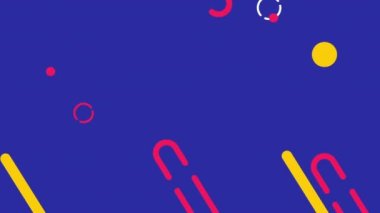 Şekilli soyut mavi geometrik arkaplan.