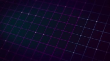 Soyut bilim kurgu beyaz ızgara ya da kablo görüntüsü. Dijital dinamik dalga. Parlak neon ışıklar. Hight teknolojisi. Pembe arka plan. Retro dalga sentetikleri. VJ Döngü Hareketi Arkaplanı. 4K canlandırması