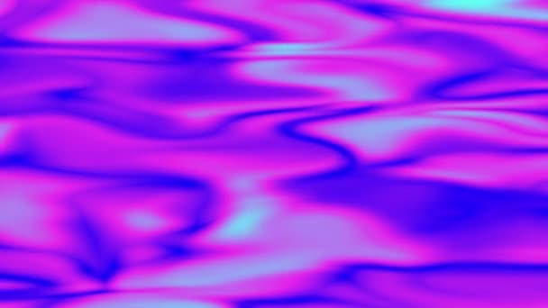Цикл Стильный Абстрактный Цвет Волнистый Гладкий Шелк Концепция Многоцветного Жидкостного — стоковое видео