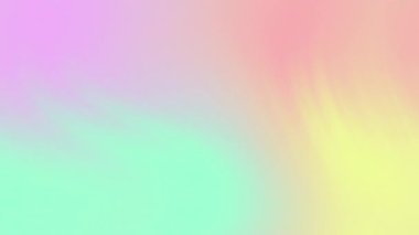 Soyut gradyan döngü arka planı yavaş, hassas hareket, pastel taze renkler