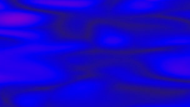 环状三维抽象彩色波纹光滑丝绸 概念多色液体模式 紫色蓝色波纹反射面宏观 潮流的多彩的流体抽取流 美丽的梯度纹理 — 图库视频影像
