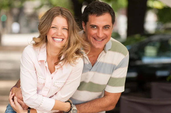 Cute couple having fun — Stock Photo, Image