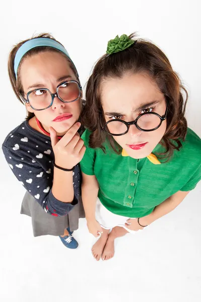 Chicas nerd jóvenes —  Fotos de Stock