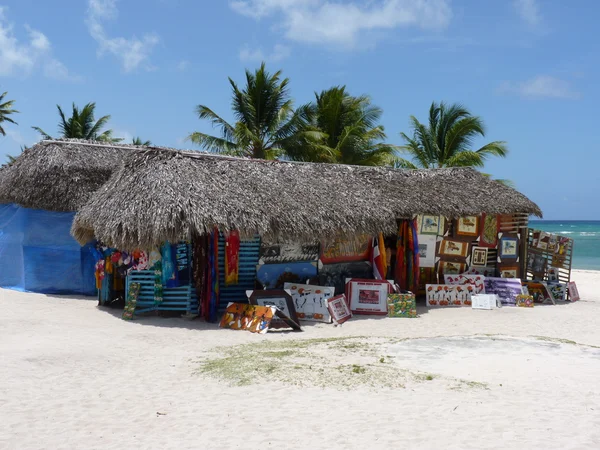 Магазин в Mano Juan, Isla Saona, Доминиканская Республика — стоковое фото