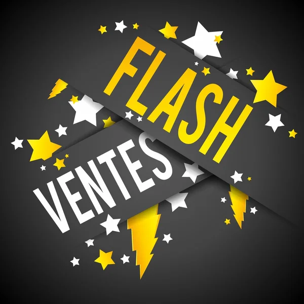 Vendite flash — Vettoriale Stock