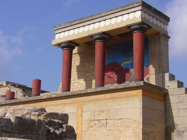 Knossos Palast, Beton — Stockfoto