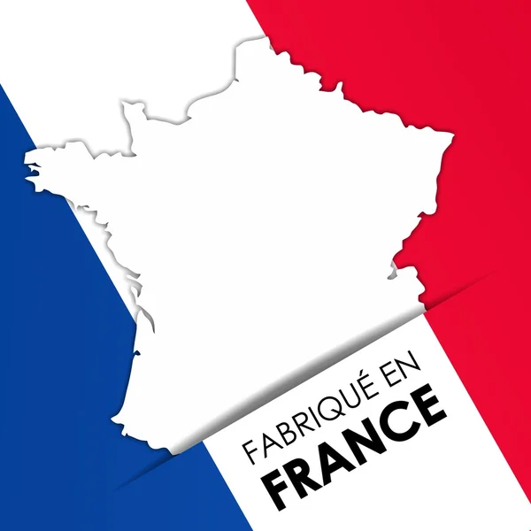 Fabricado en Francia — Vector de stock