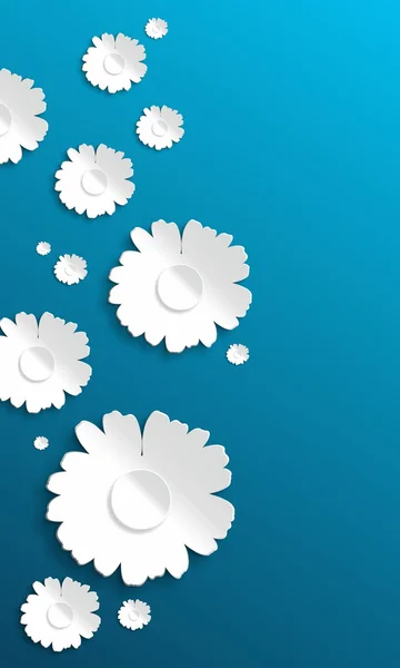 Flores creativas — Vector de stock