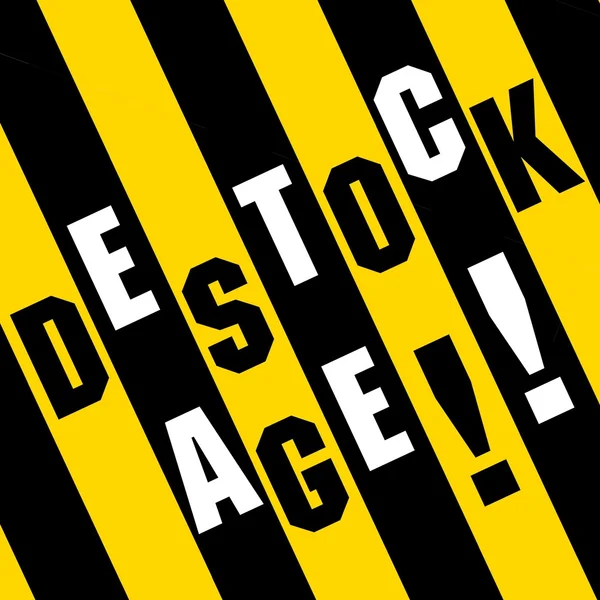 Destock Vektor Illustration — Stockvektor