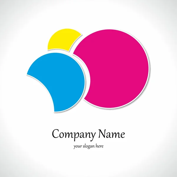 Creative company logotype — Stock Vector