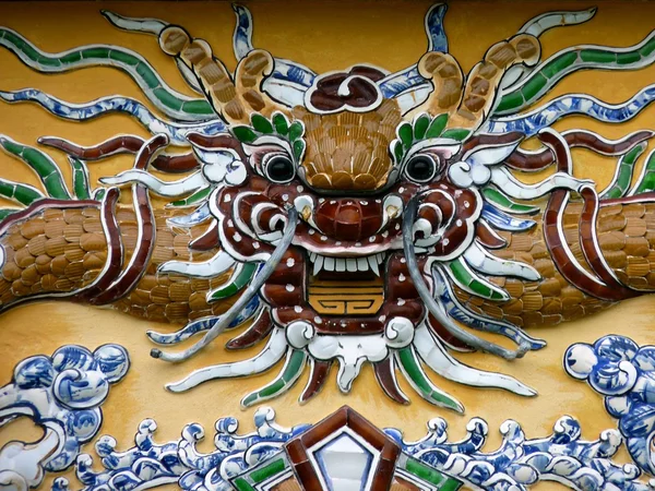Ornament in Hue Citadel — Stock Photo, Image