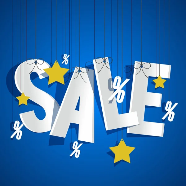 Hanging Sale — Stock Vector