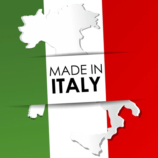 Fabricado en Italia — Vector de stock