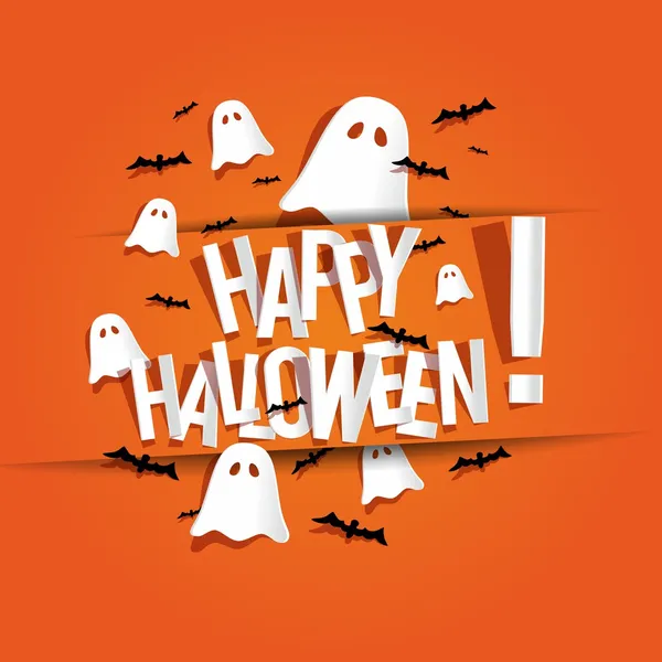 Joyeux Halloween Carte — Image vectorielle