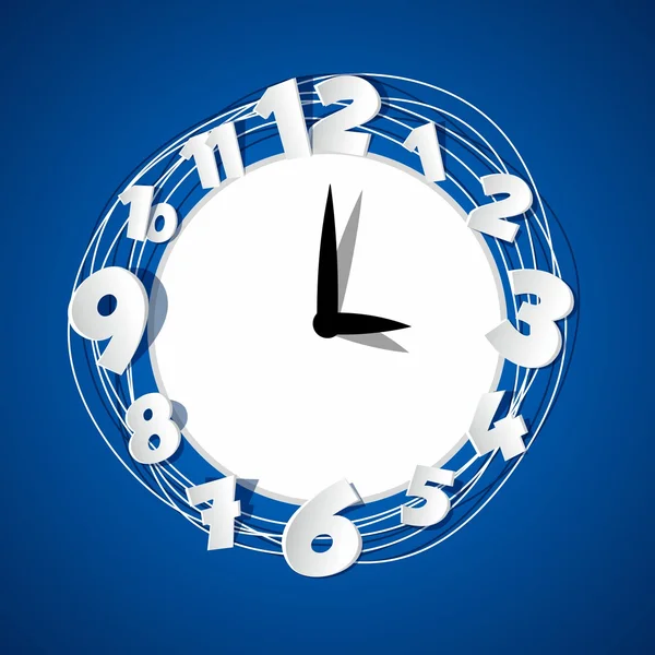 Creative Clock — Stock Vector