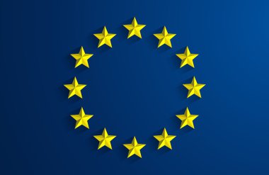 Flag of European Union clipart