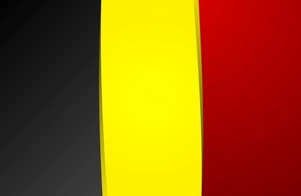 Flagge Belgiens — Stockvektor