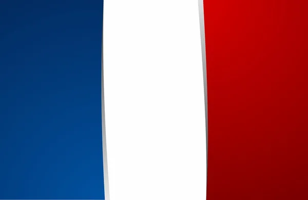 Vlag van Frankrijk — Stockvector